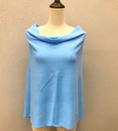 Knitted One Size Poncho - Choice of colours
