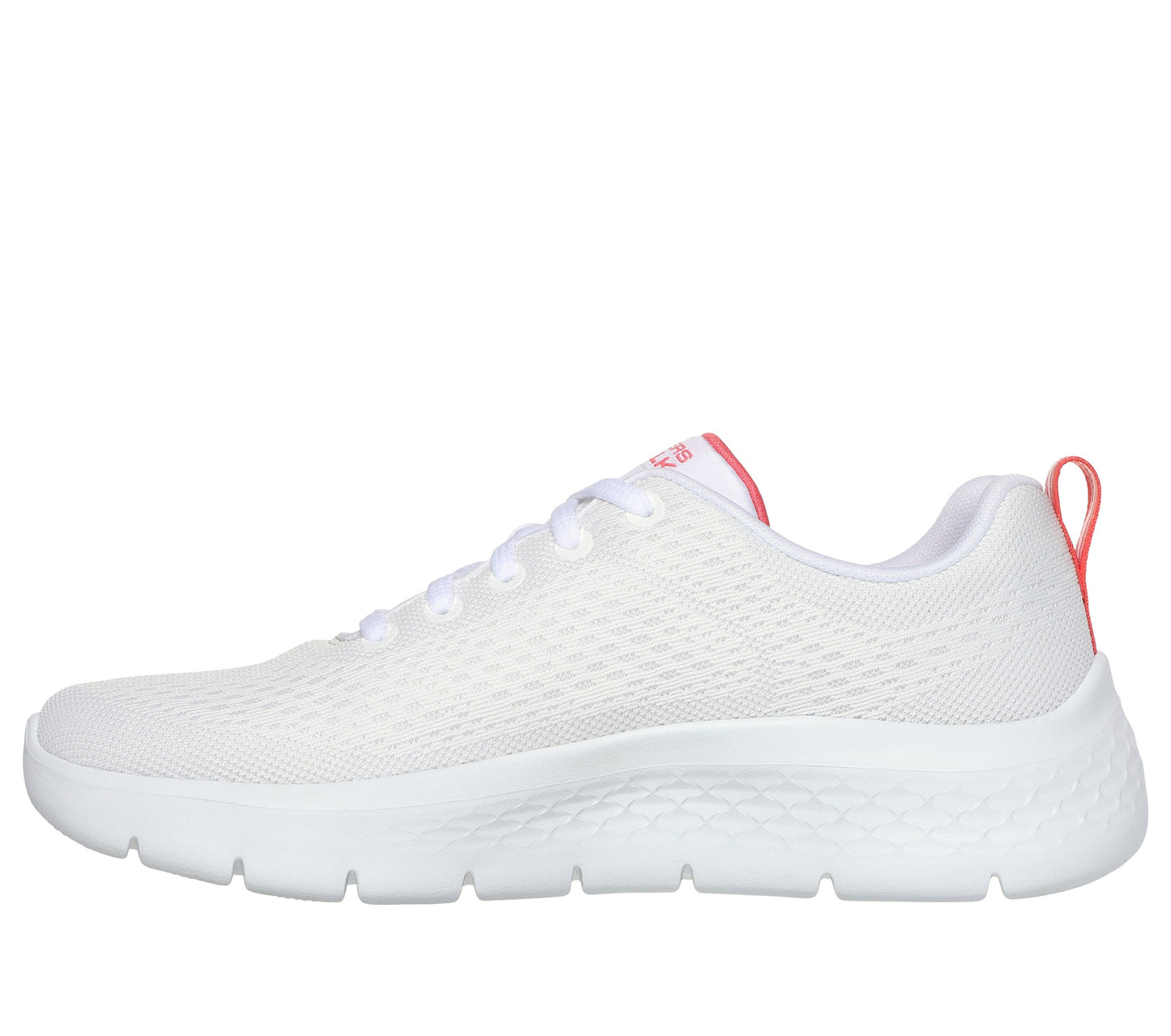 Skechers 124830 Ladies - Go Walk Flex Kali - White/ Coral