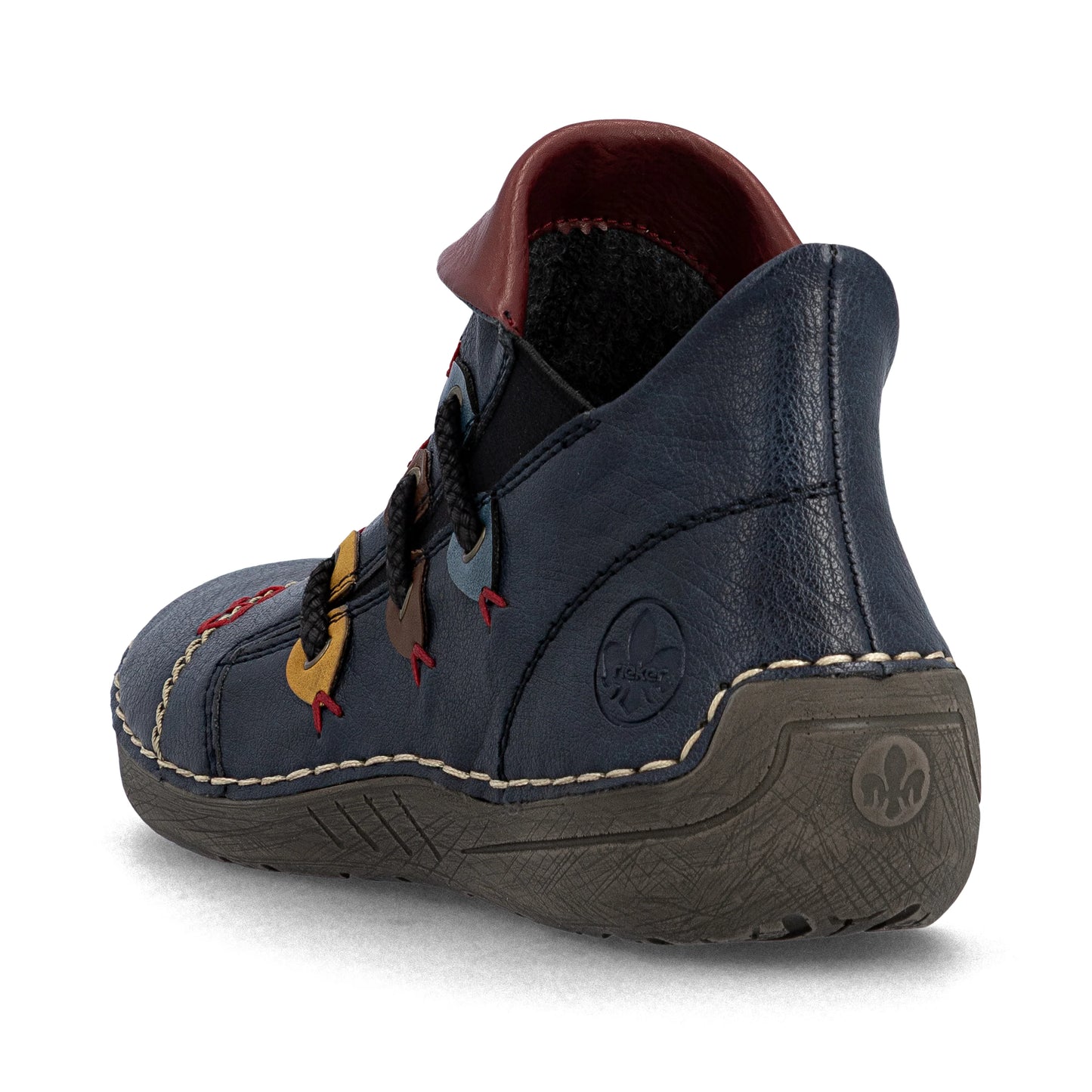 Rieker Boots with Zipper 72581 - Navy