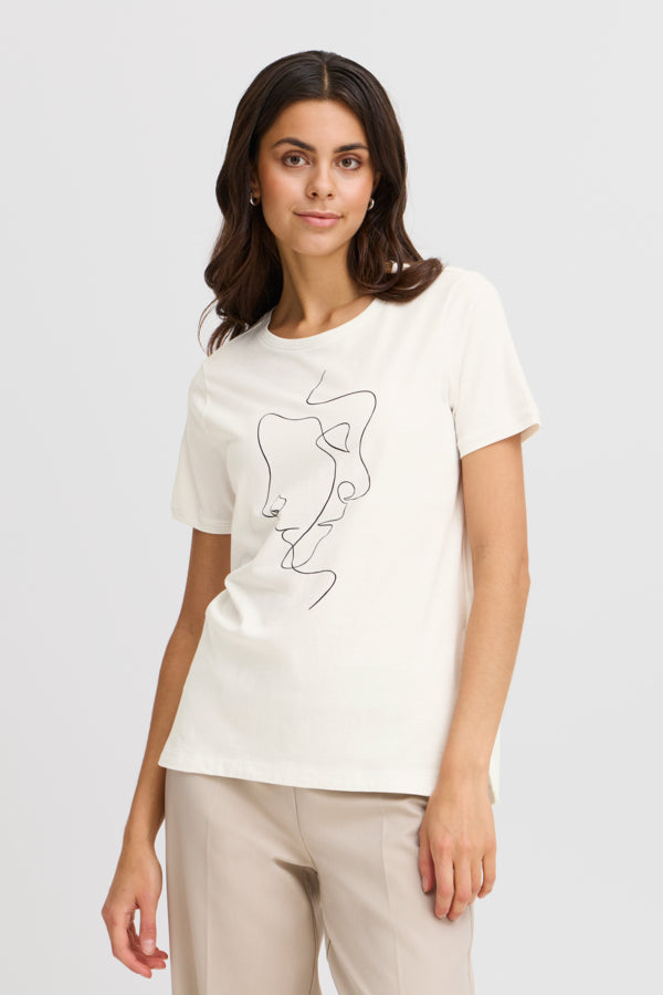 Fransa Savai Tee - White