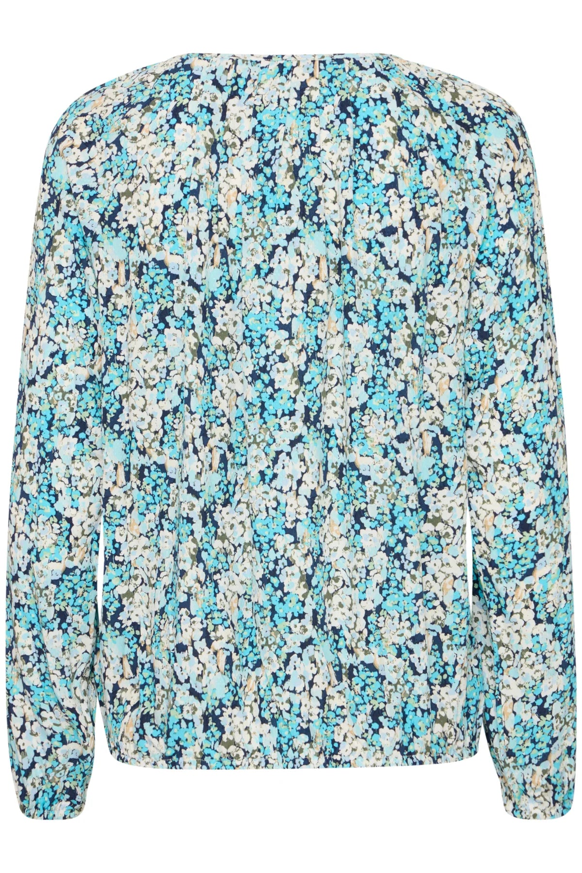 Fransa Lalu Floral Blouse - Blue