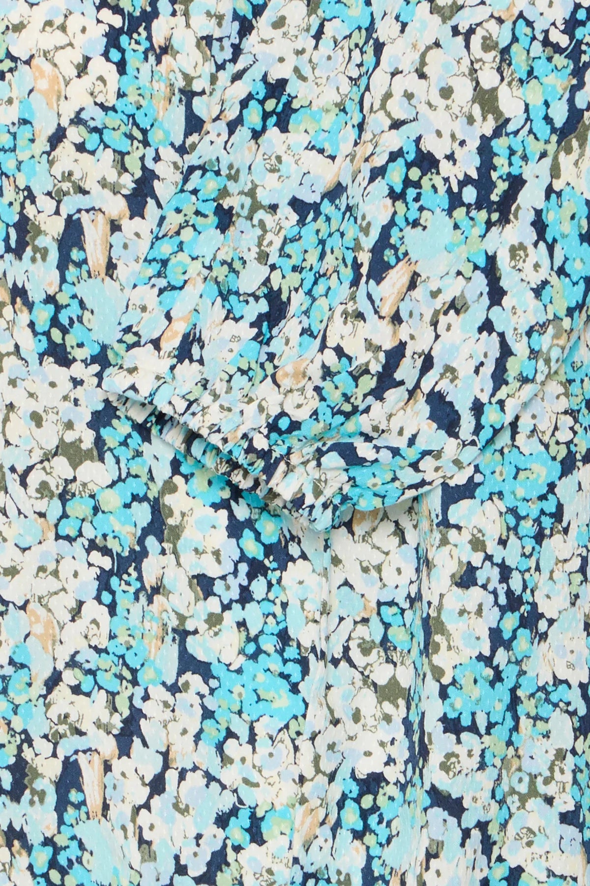 Fransa Lalu Floral Blouse - Blue