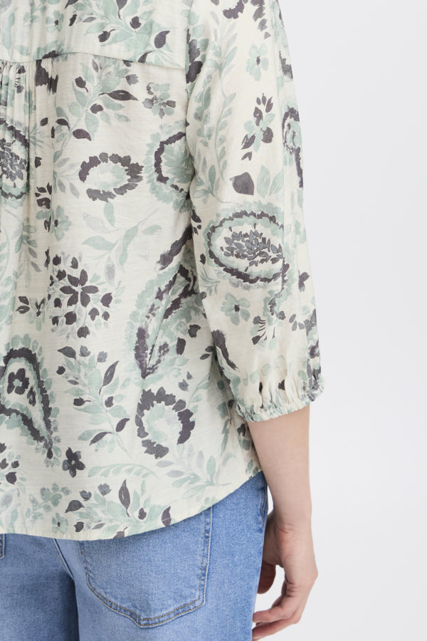 Fransa Ariana Blouse - Green