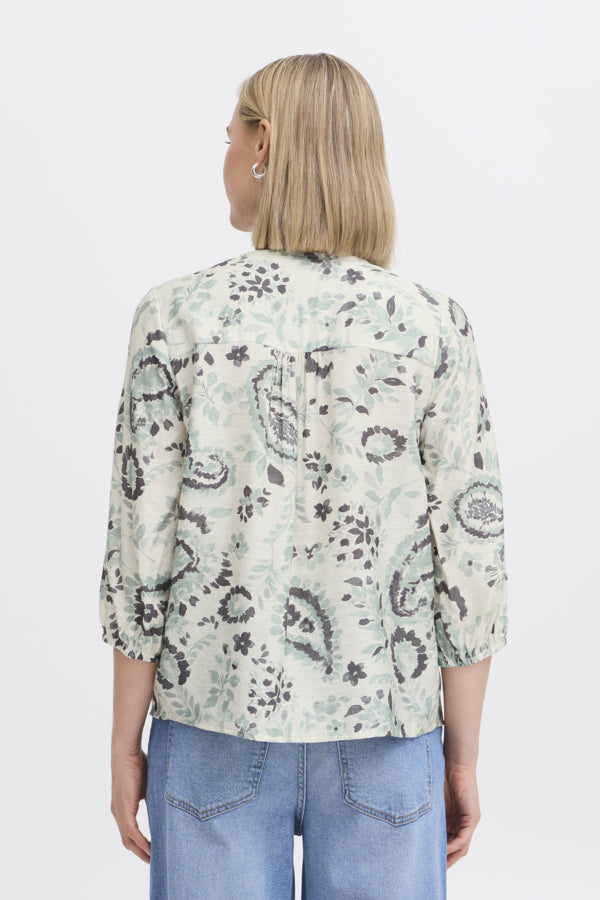 Fransa Ariana Blouse - Green
