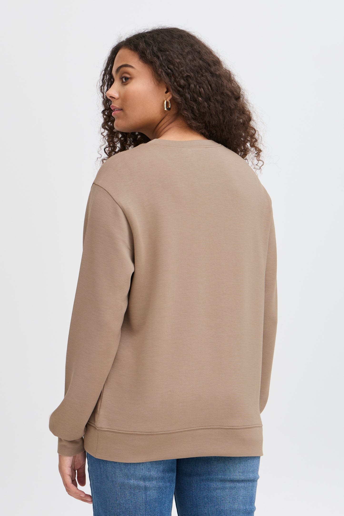 Fransa Aurora Sweatshirt - Camel