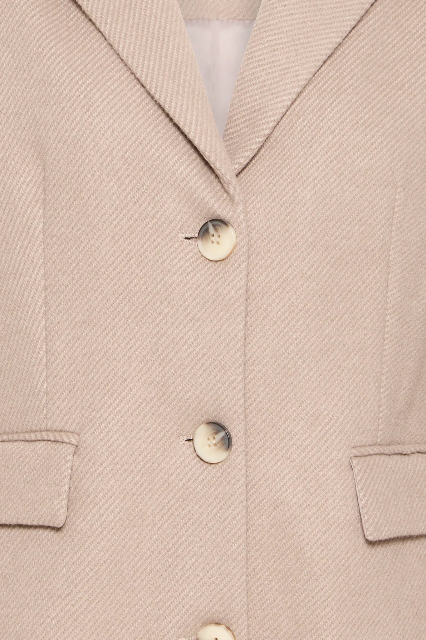 Fransa Evilla Peacoat - Light Taupe