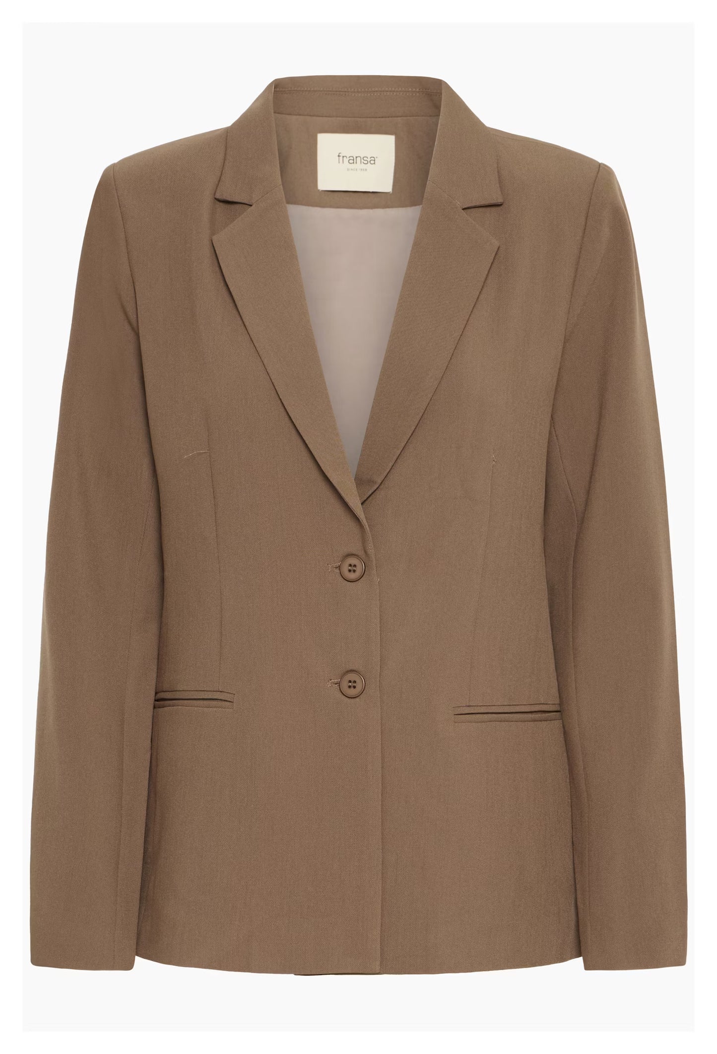 Fransa Abigail Smart Blazer - Desert Taupe