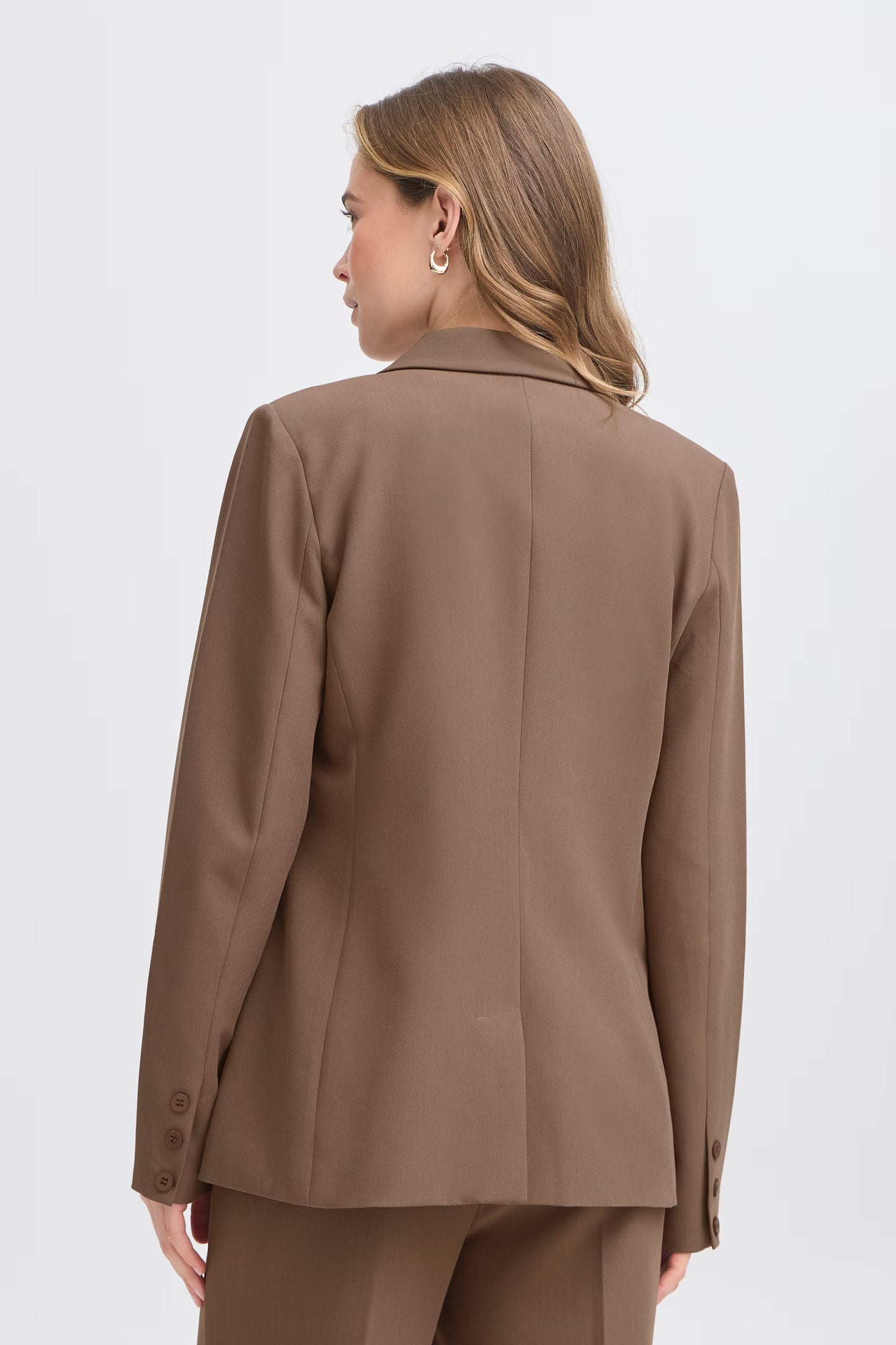 Fransa Abigail Smart Blazer - Desert Taupe