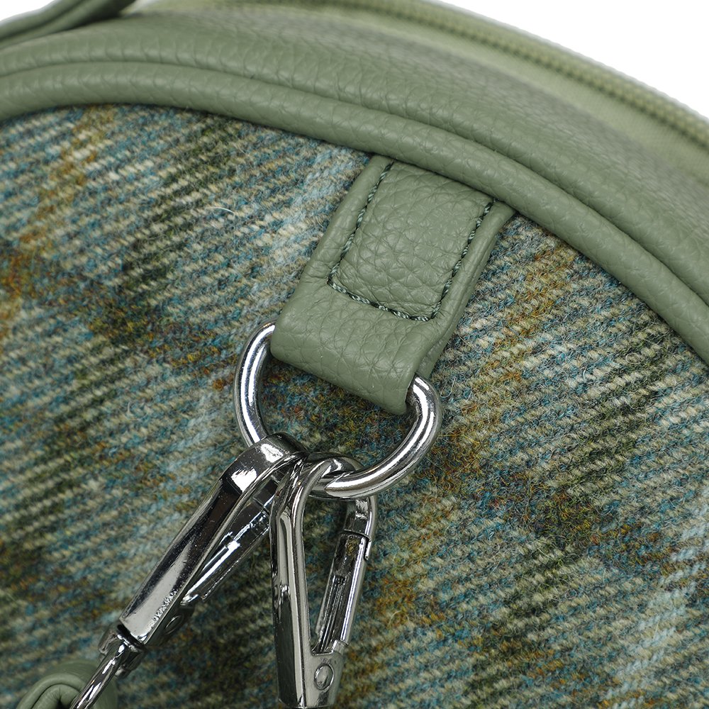 Strathurie Tweed Check Carry Backpack - Green