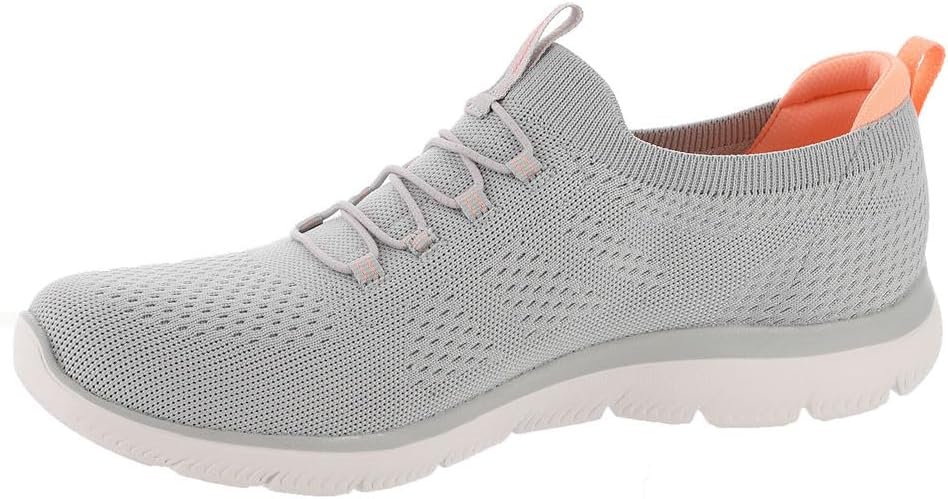 Skechers 150116 Ladies Summits Top Player Trainers - Light Grey