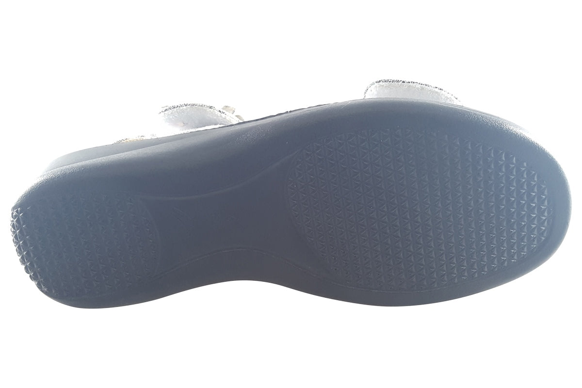 Azalea Sandals in Silver Leaf - sizes 3-8