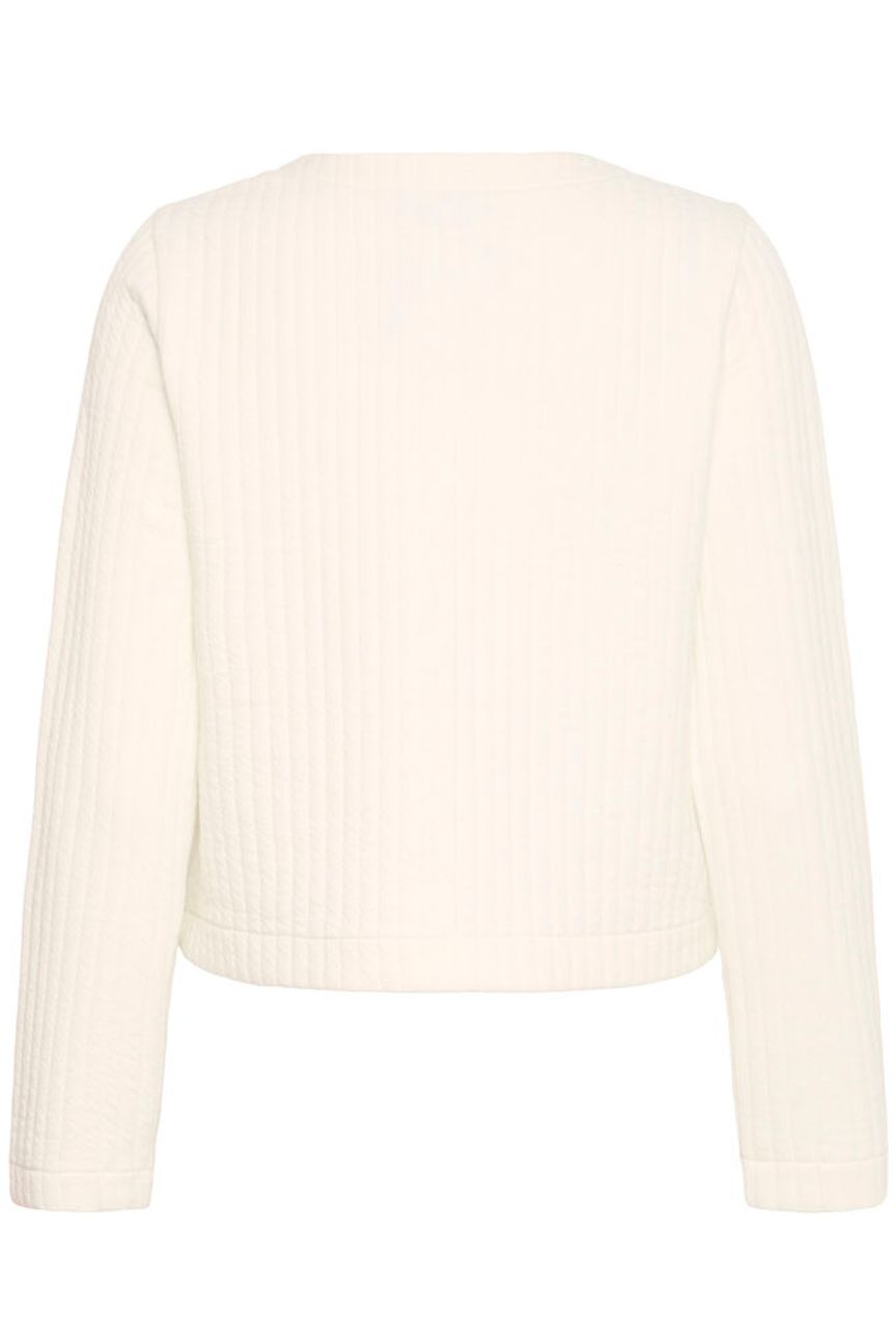 Fransa Ari Ribbed Jacket - Cream