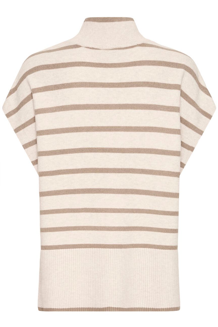 Fransa Bitte Poncho Top - Light Taupe