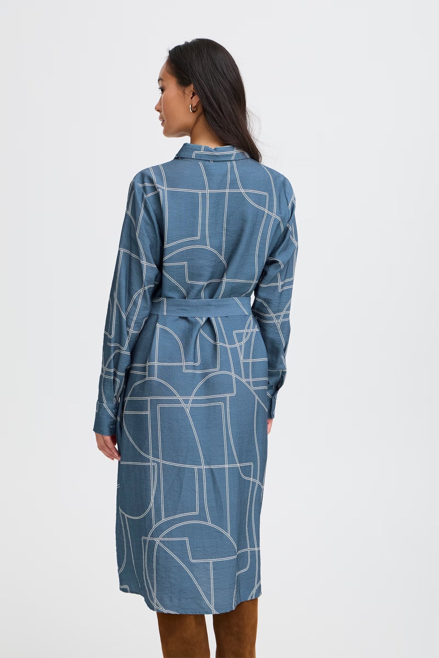 Fransa Daphne Dress - Sea Blue