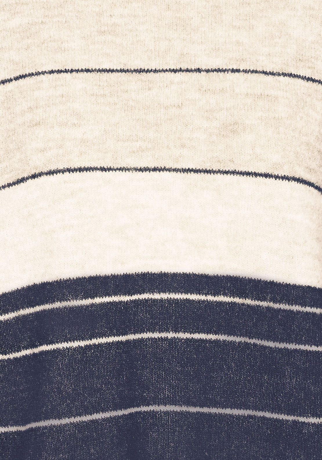Fransa Ellis Striped Pullover - Navy Blue