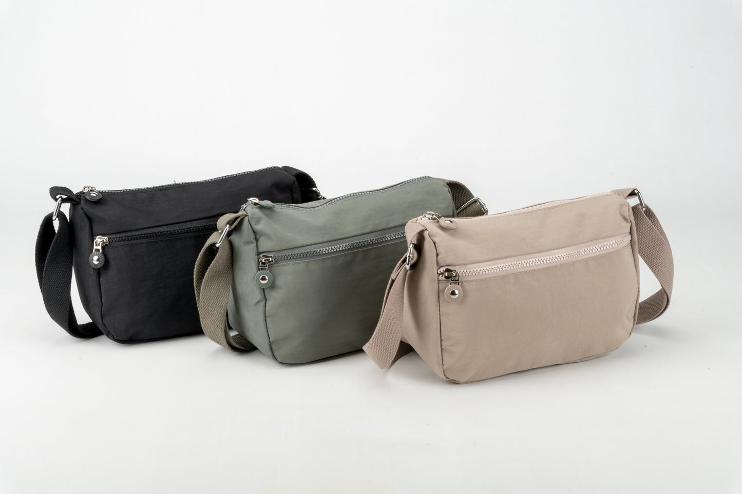 Medium Canvas Cross Body Bag - Choice of colours