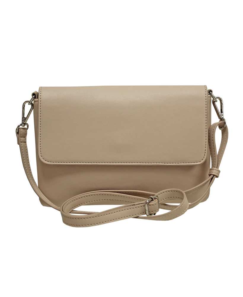 Envy Flapover Slimline Clutch/Shoulder Bag - Choice of Colours
