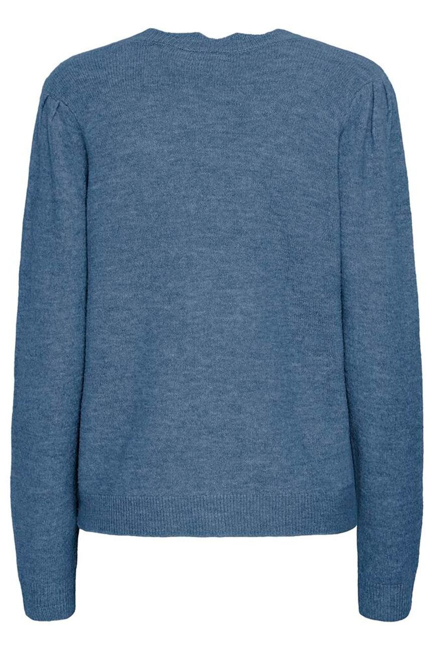 Fransa Kanva Cardigan - Sea Blue