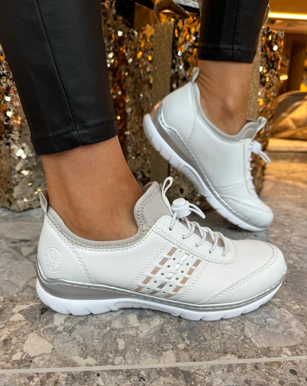 Rieker Slip-On Shoes/ Trainers L3259 - White