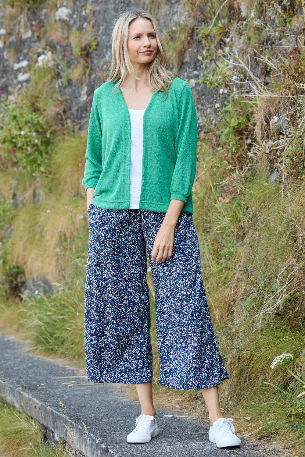 Lily & Me Evie Culottes Terrazzo - Navy