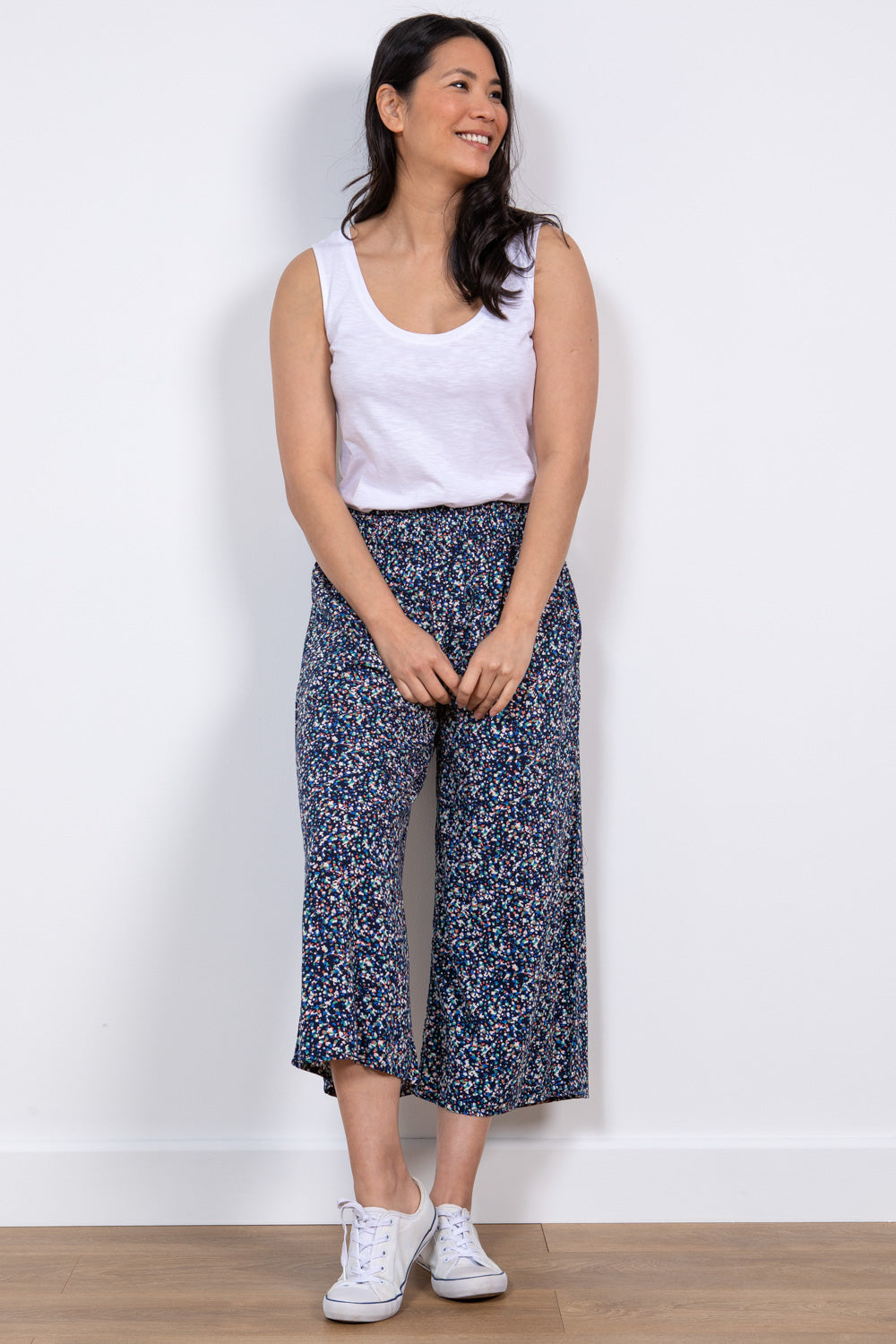 Lily & Me Evie Culottes Terrazzo - Navy