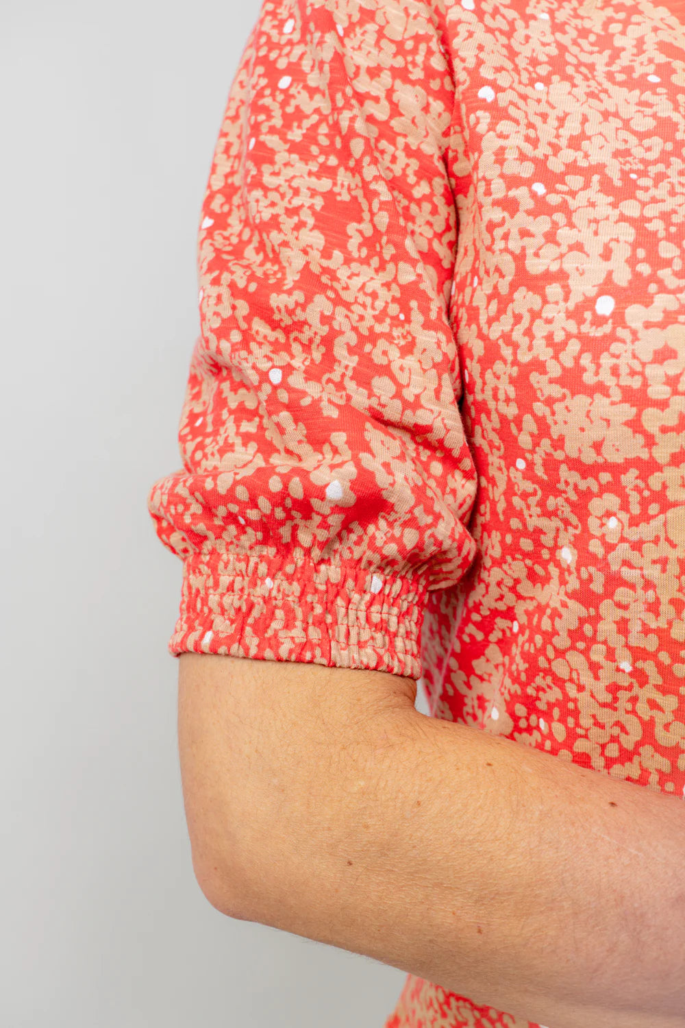Lily & Me Meadow Cerise Top Stipple - Cerise