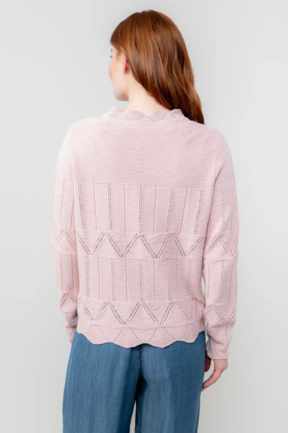 Lily & Me Rosie Cotton Jumper - Soft Pink