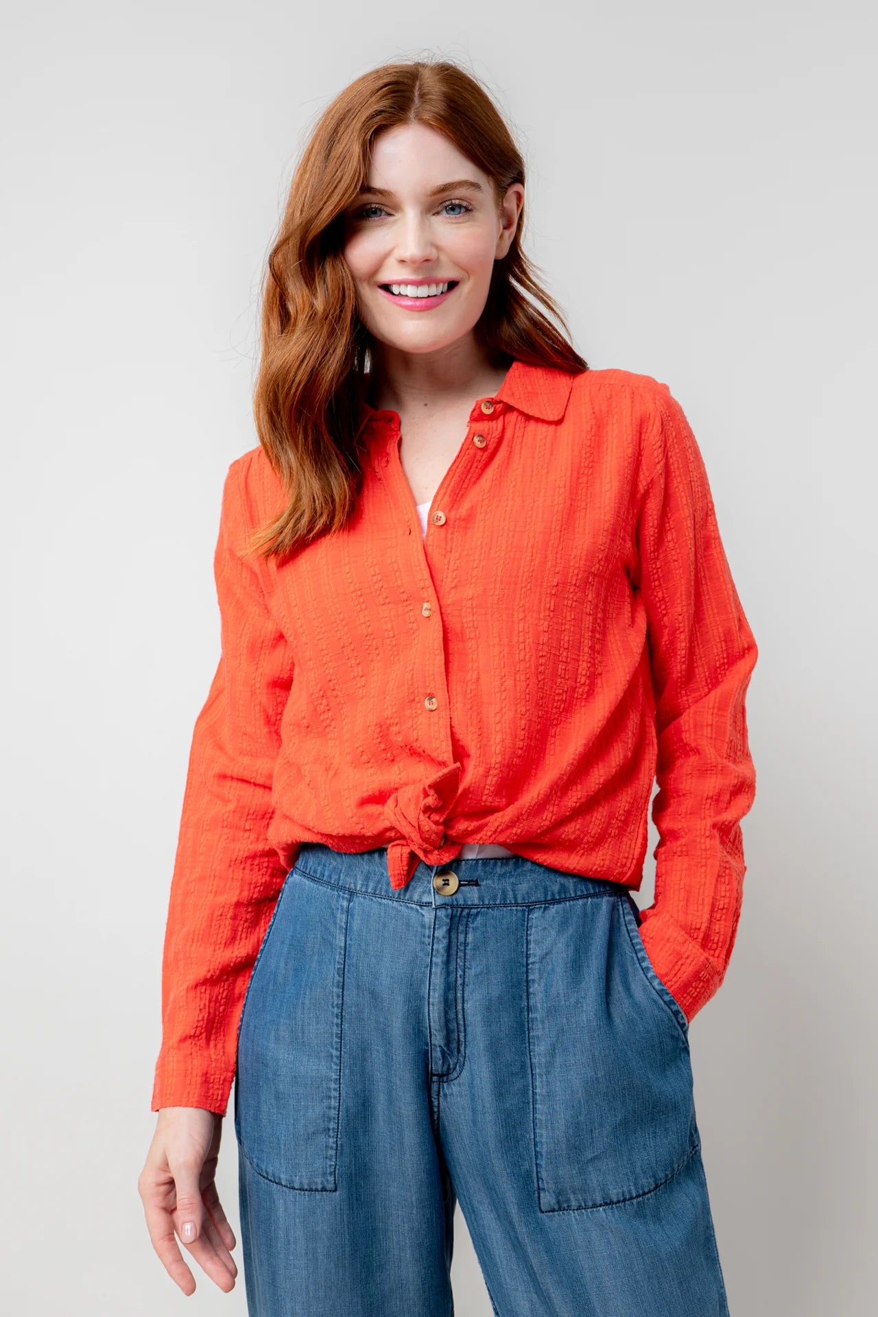 Lily & Me Savannah shirt - Cerise