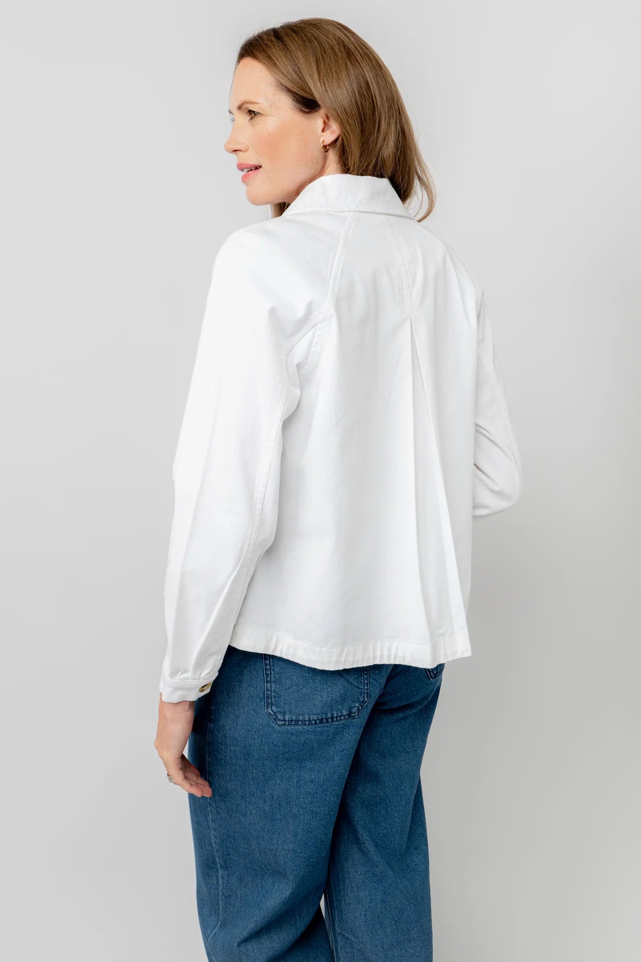 Lily & Me Kynance Jacket Twill - White
