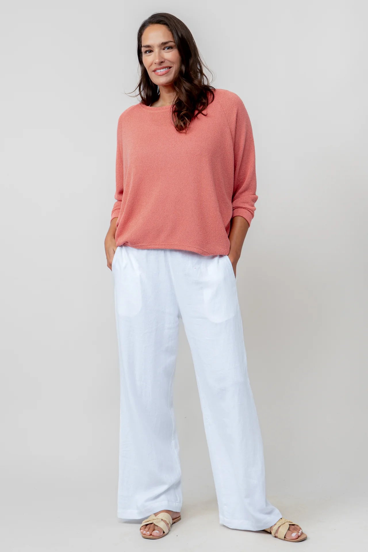 Lily & Me Laburnum Top Plain - Antique Rose