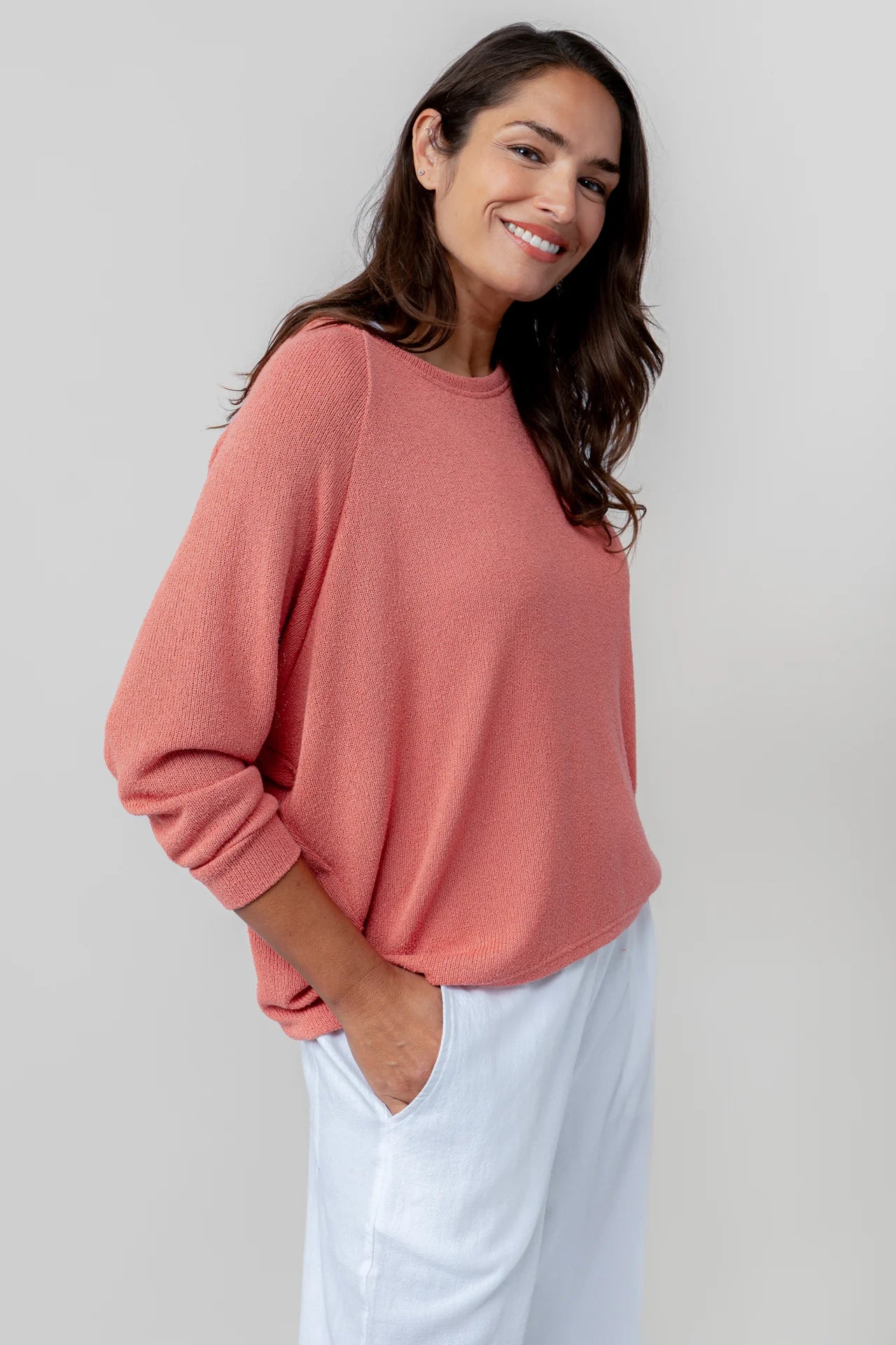 Lily & Me Laburnum Top Plain - Antique Rose
