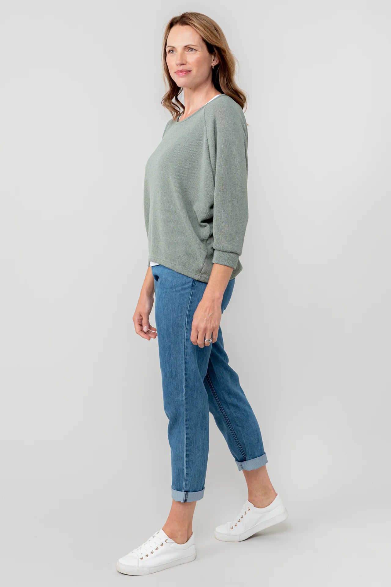 Lily & Me Laburnum Top Plain - Sage