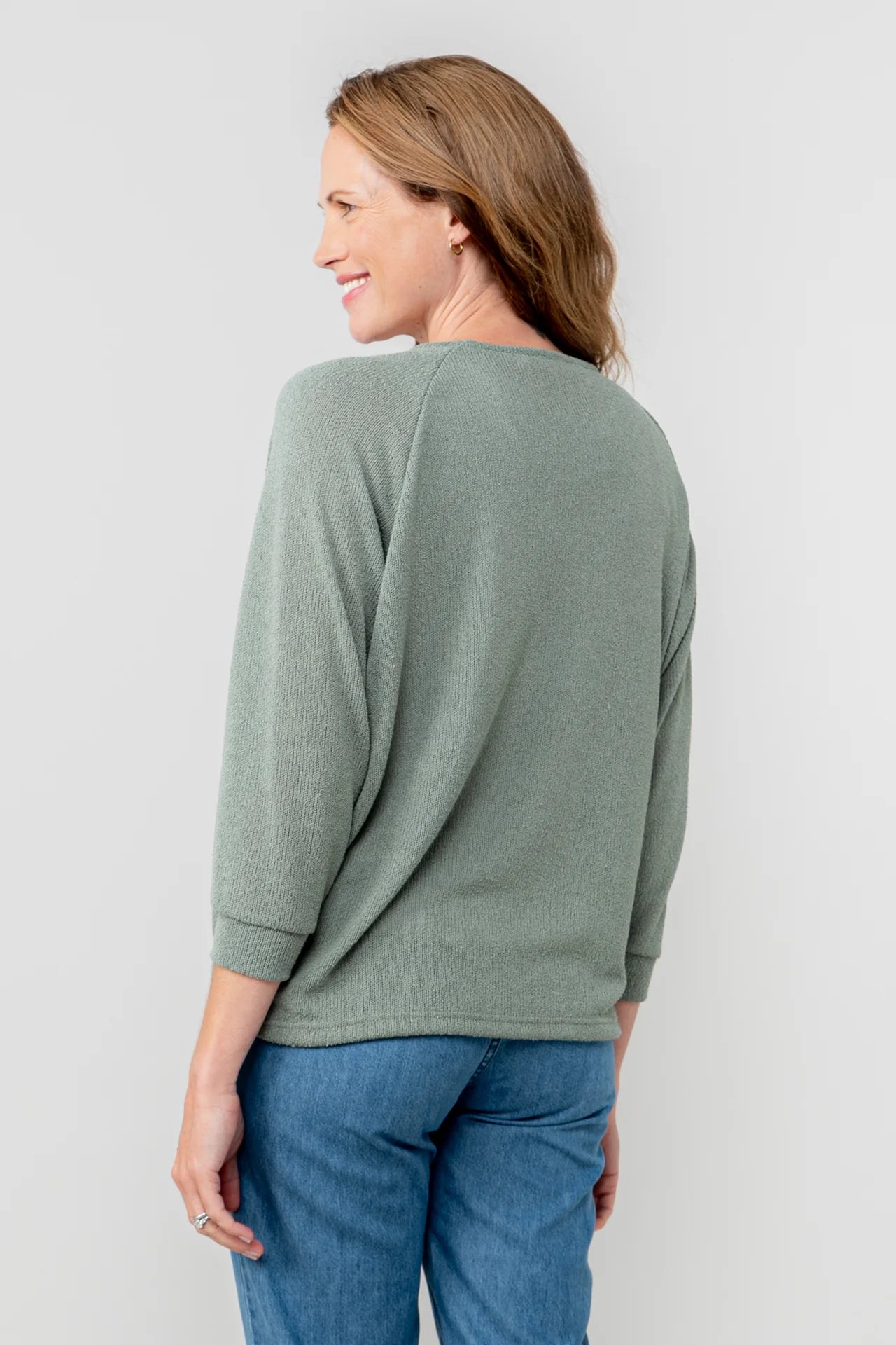 Lily & Me Laburnum Top Plain - Sage