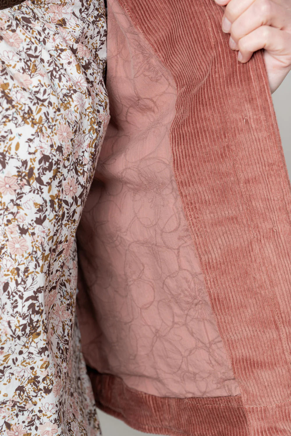 Lily & Me Ash Jacket - Antique Rose
