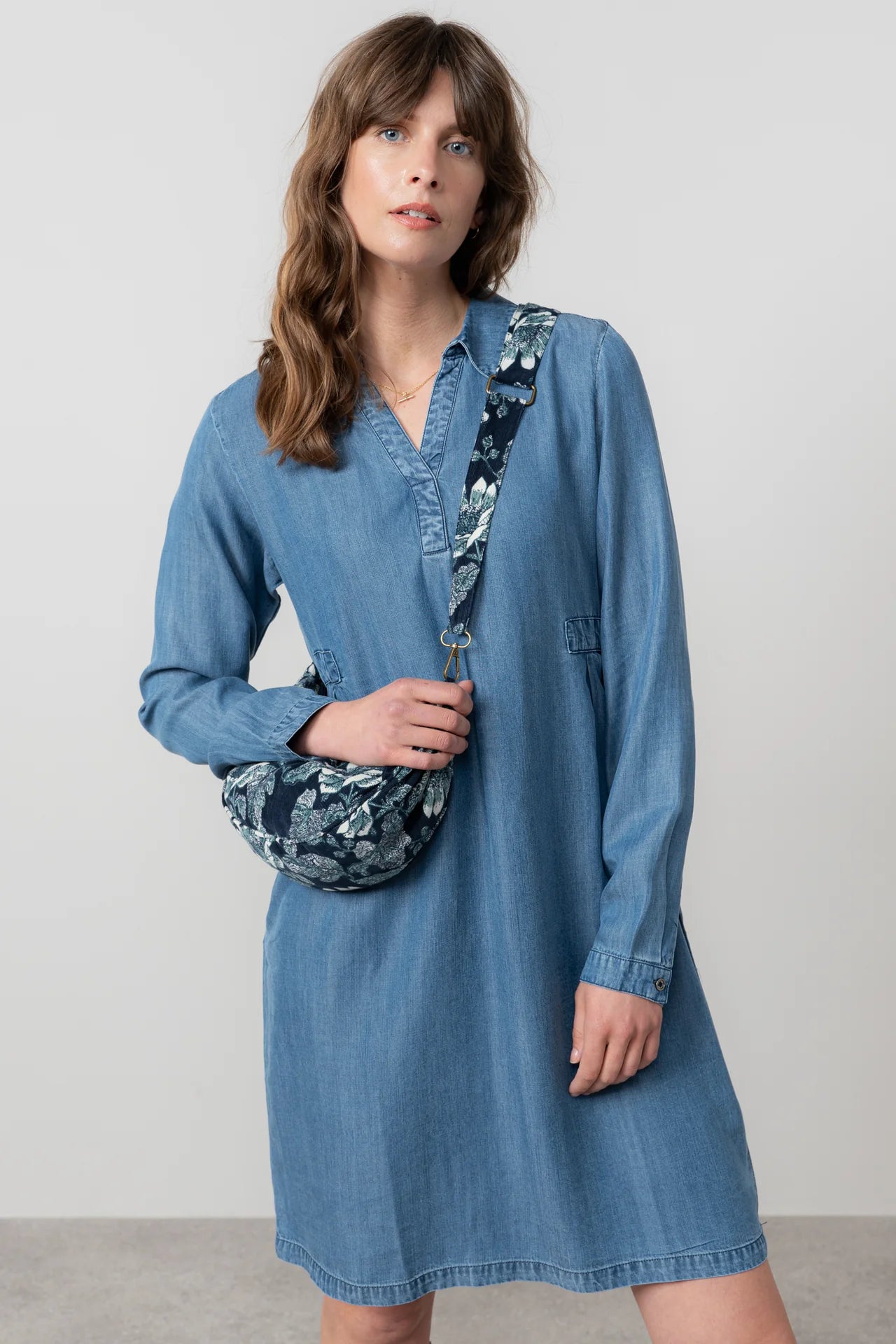Lily & Me Emma Dress - Denim Blue