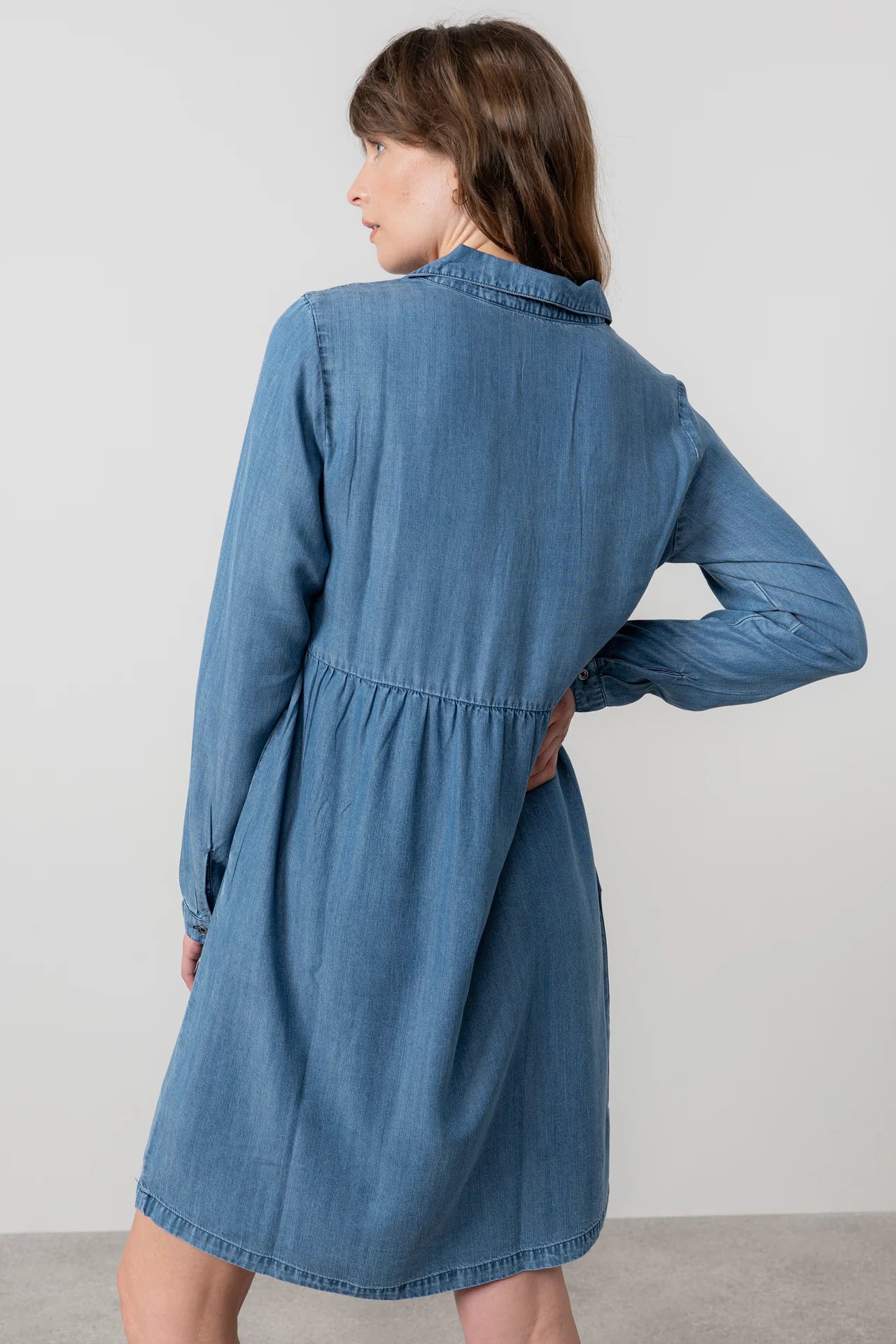 Lily & Me Emma Dress - Denim Blue
