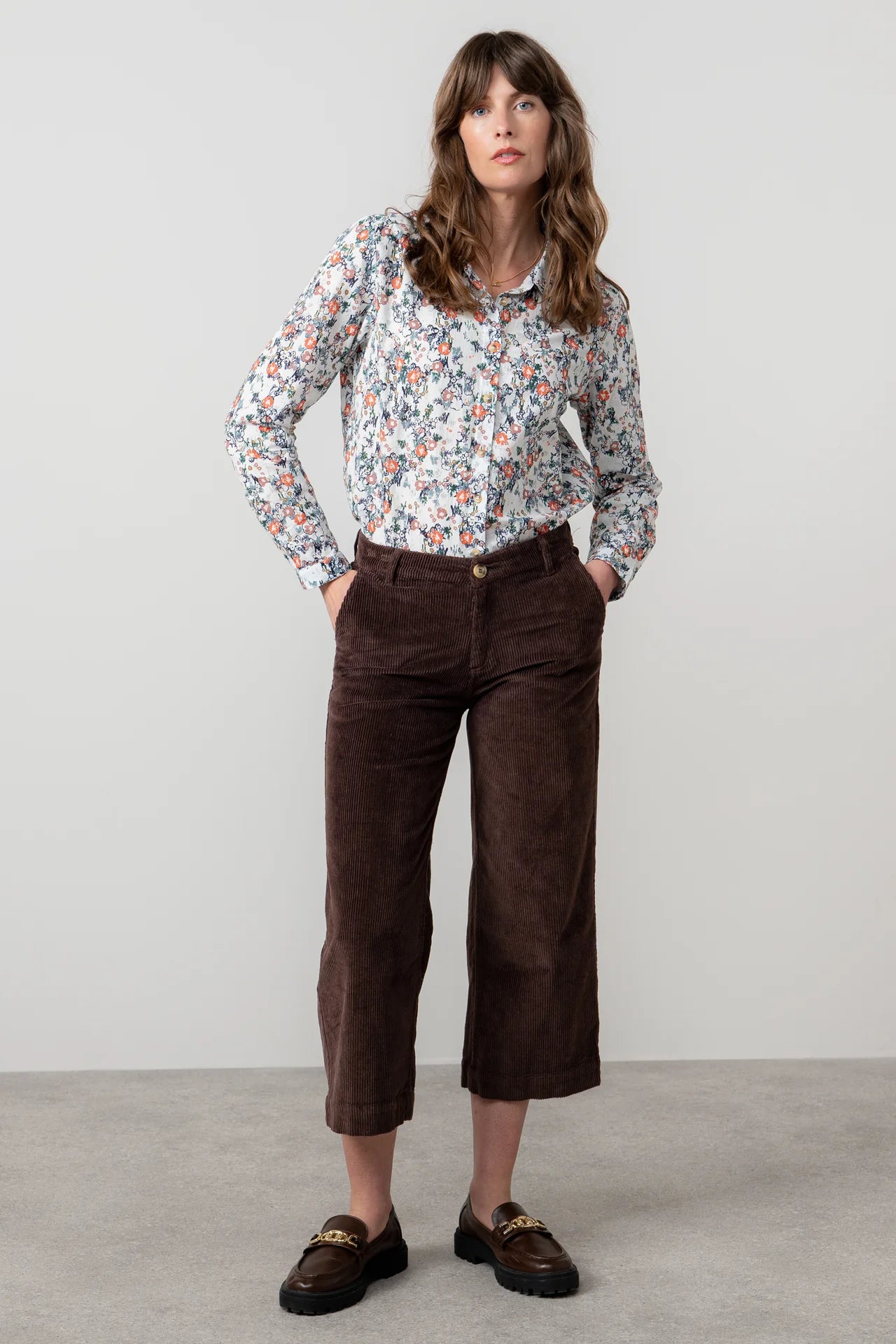 Lily & Me Patsy Shirt Ditsy - Ecru