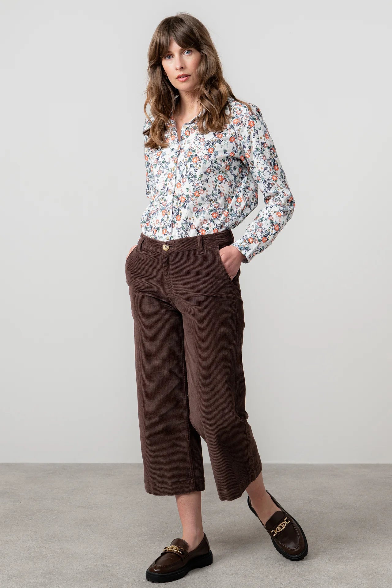 Lily & Me Patsy Shirt Ditsy - Ecru