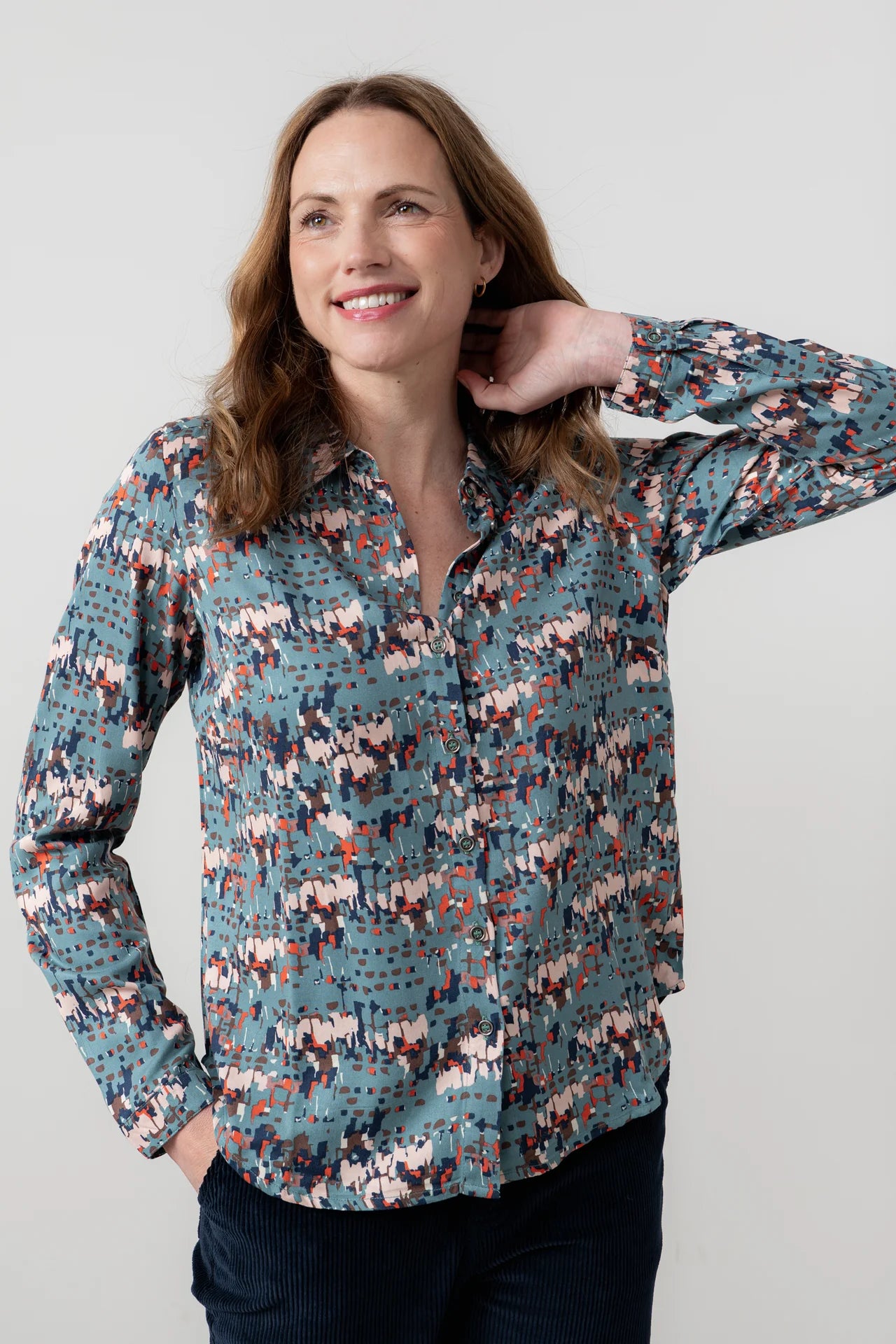 Lily & Me Patsy Shirt Clover - Sea Mist