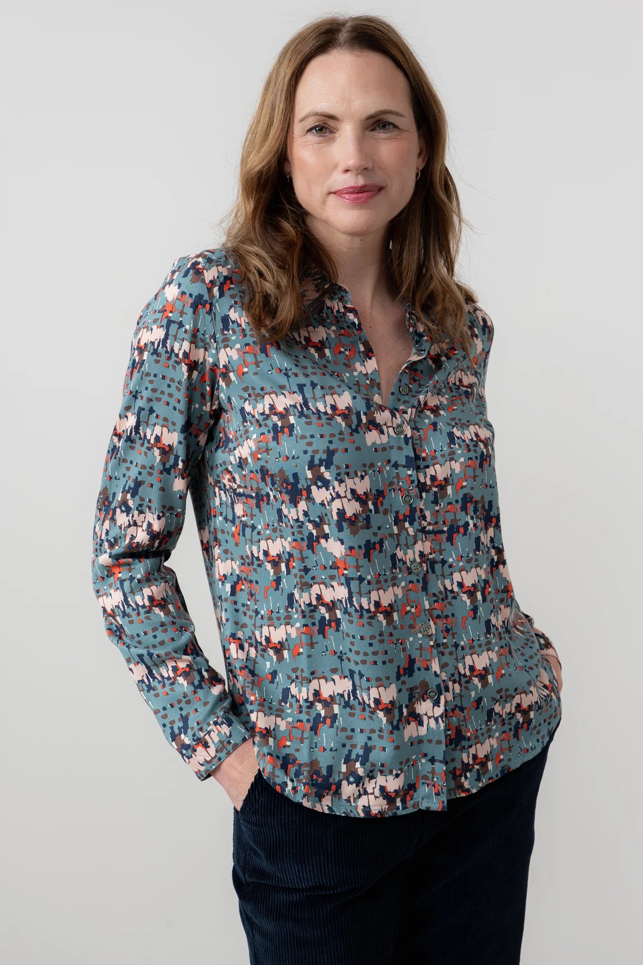 Lily & Me Patsy Shirt Clover - Sea Mist