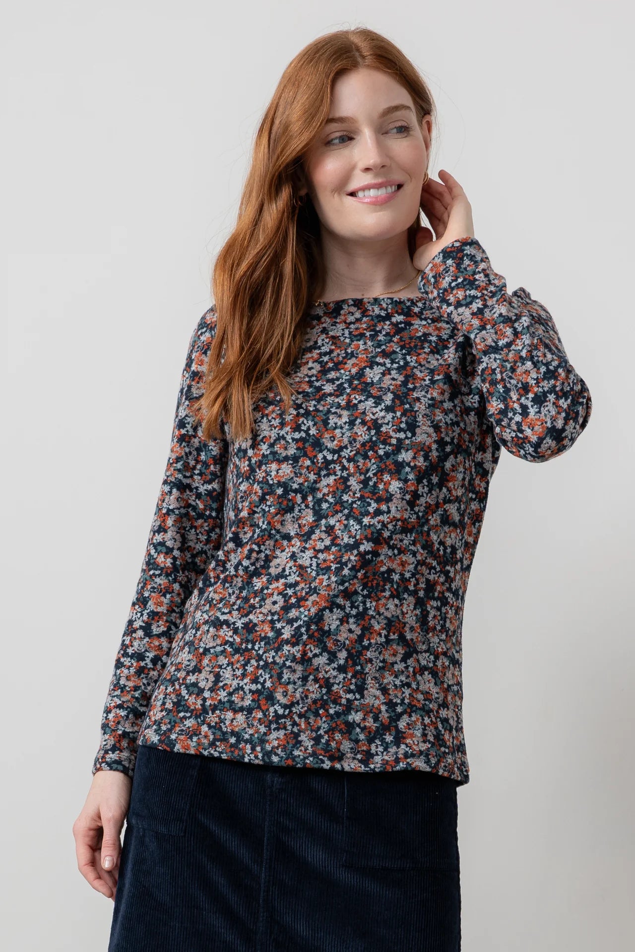 Lily & Me Abigail Top Cosmos - Red Mix