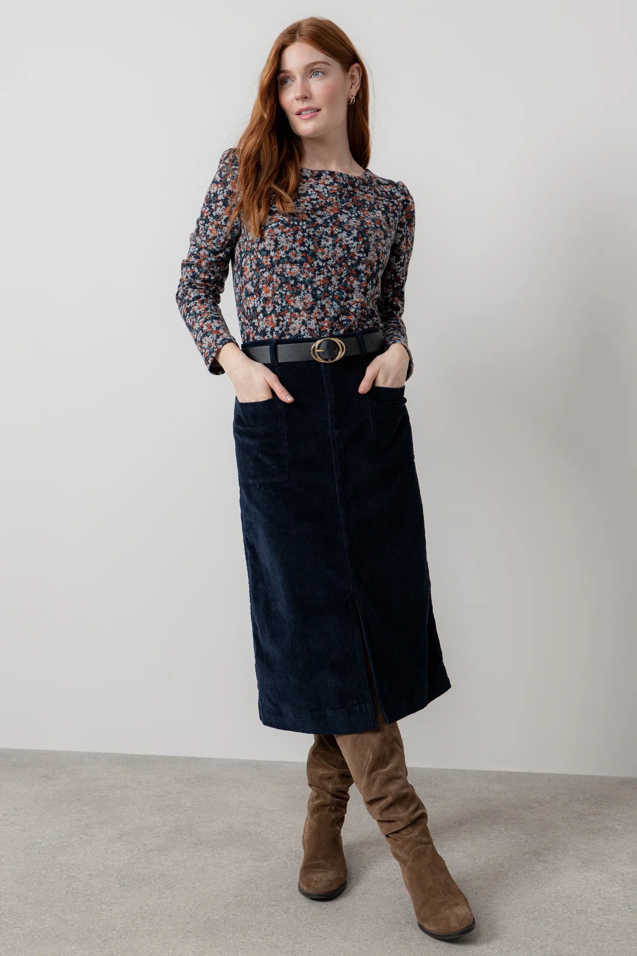 Lily & Me Abigail Top Cosmos - Red Mix