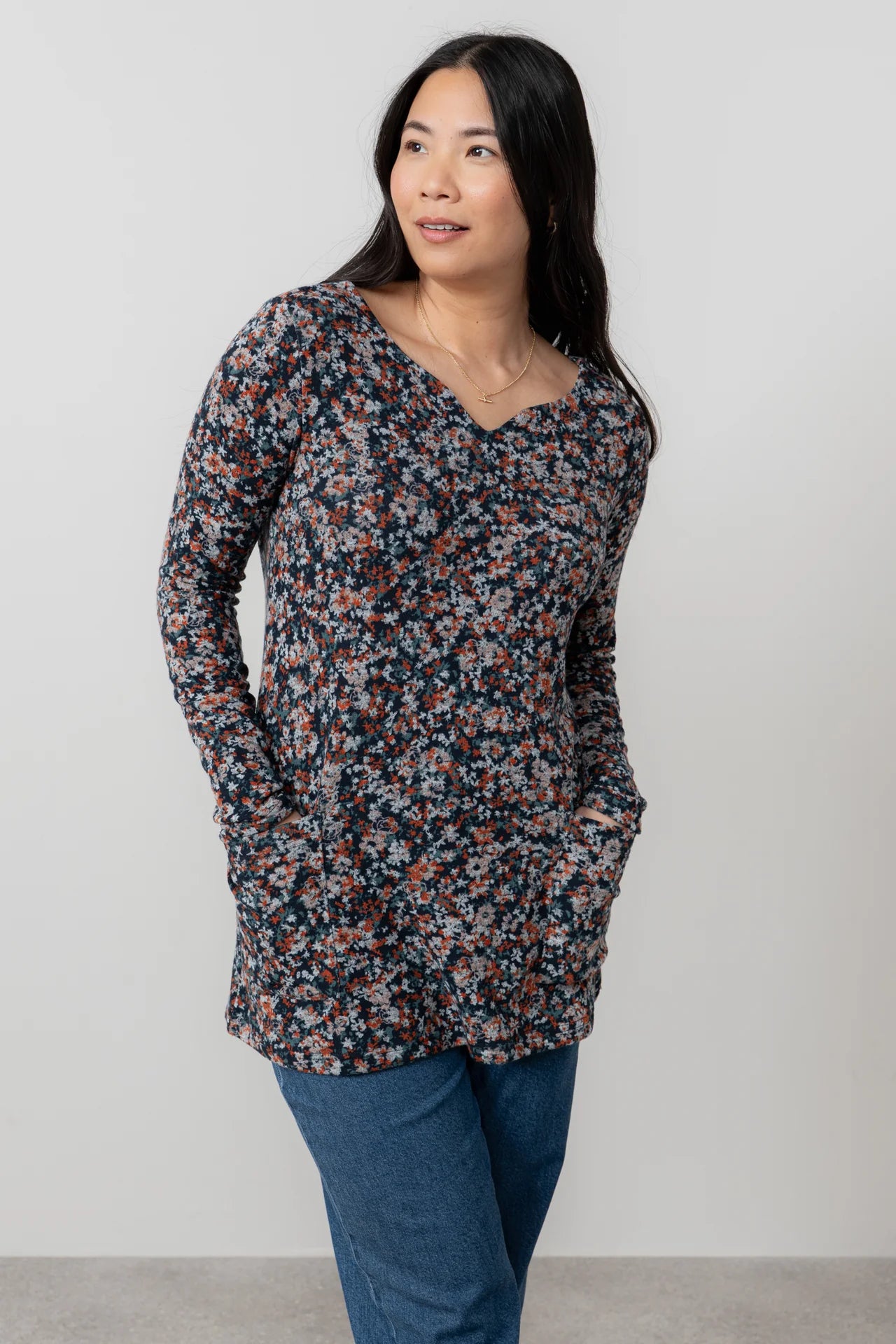 Lily & Me Maple Tunic Cosmos - Red