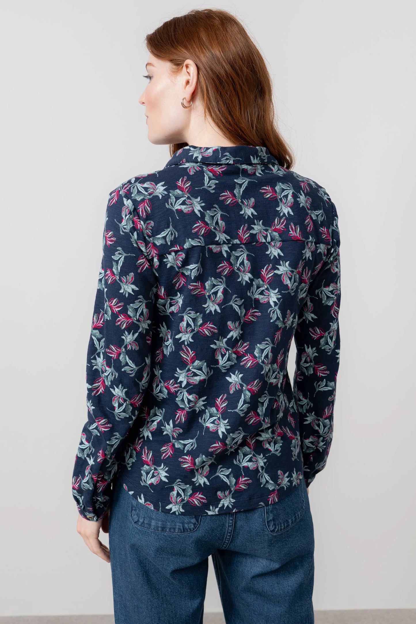 Lily & Me Bowbridge Shirt Foliage - Navy