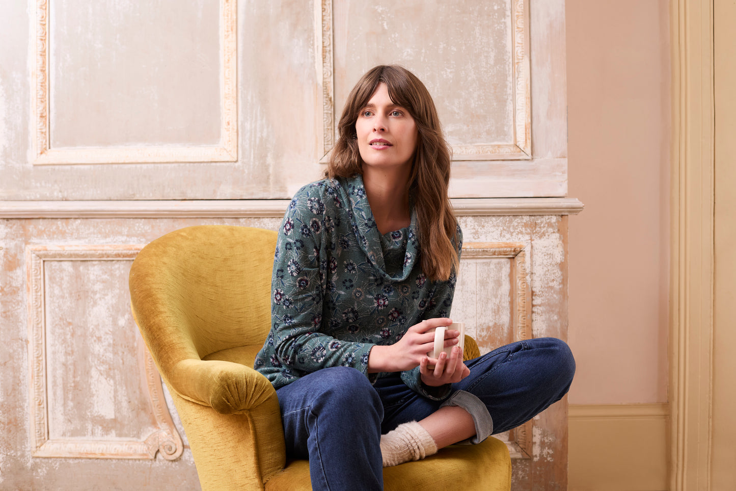 Lily & Me Relaxed Everyday Jumper Budling - Sea Mist