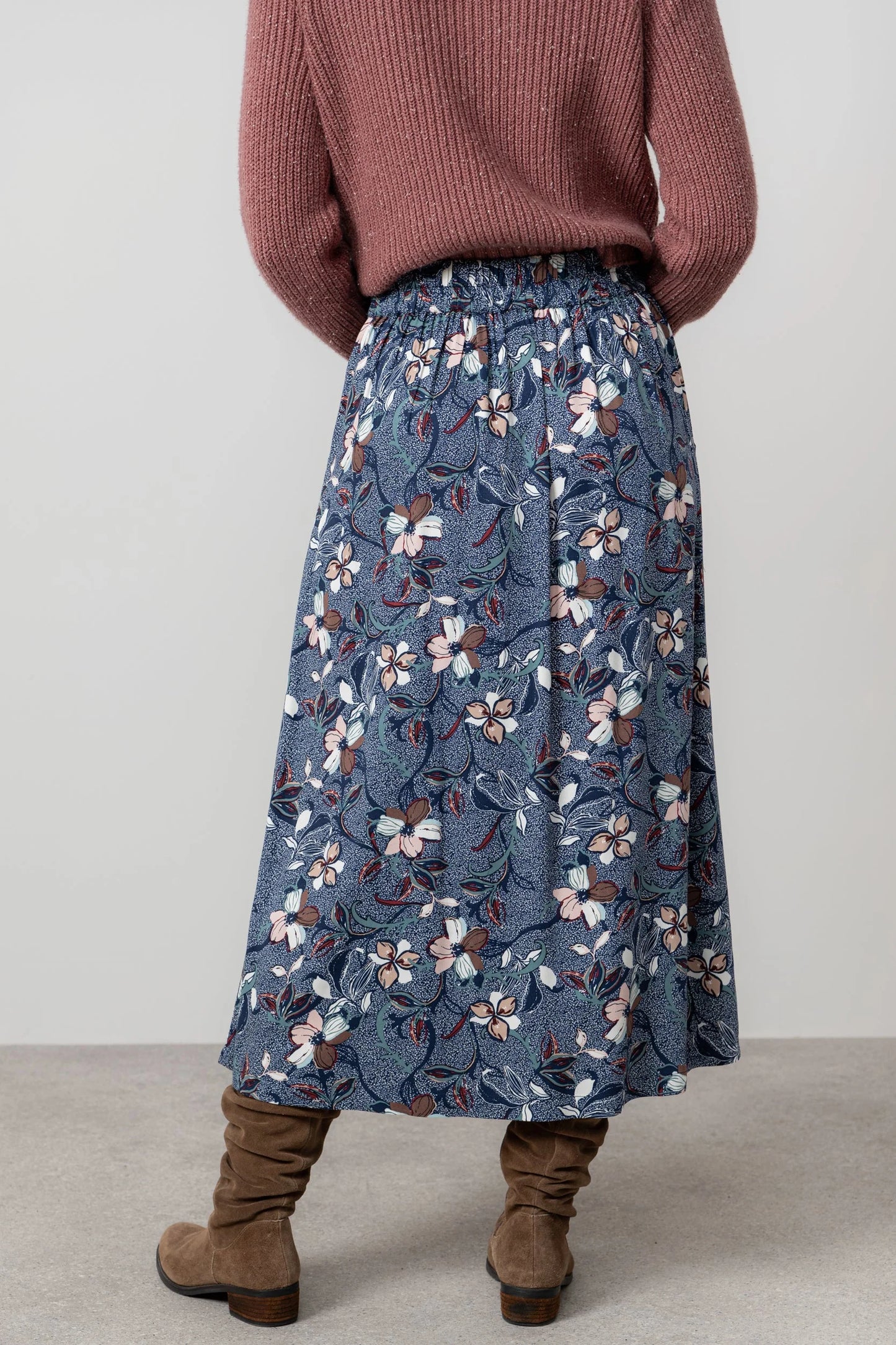 Lily & Me Alice Skirt Shibori - Navy