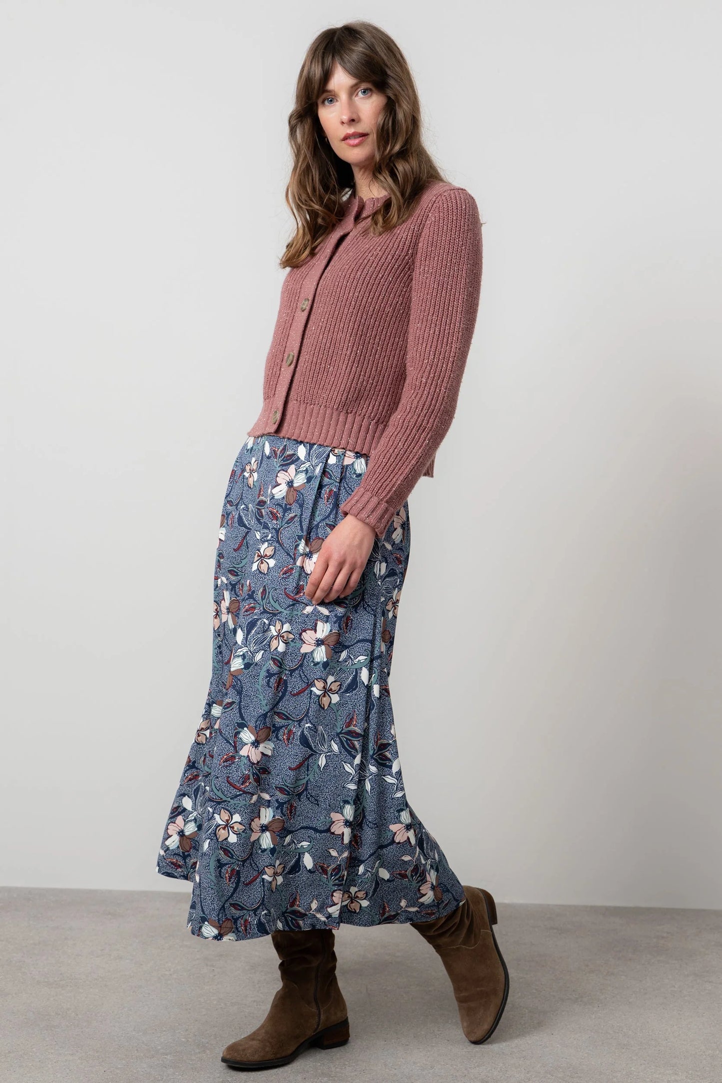 Lily & Me Alice Skirt Shibori - Navy