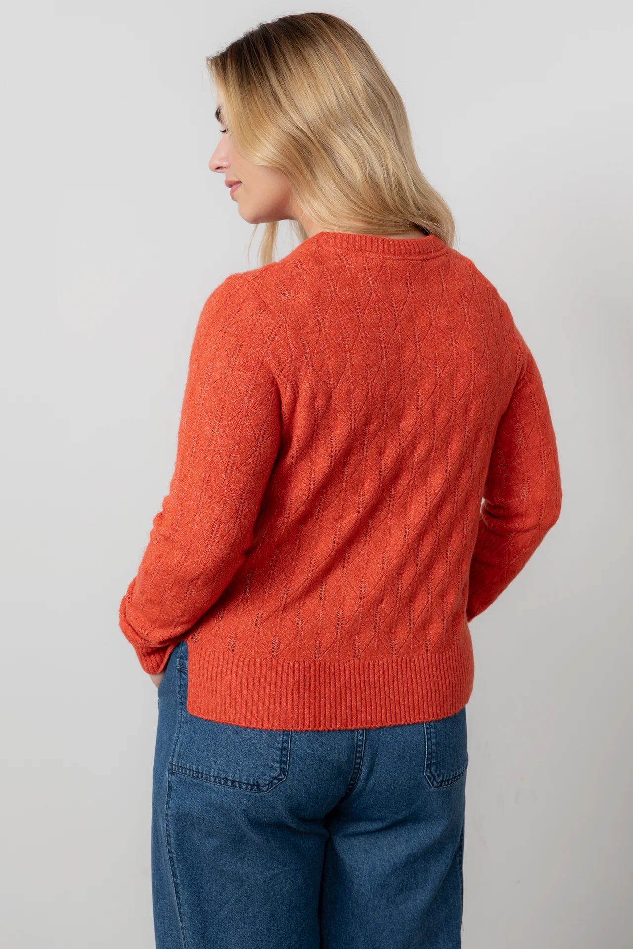 Lily & Me Harefield Jumper - Orange Red