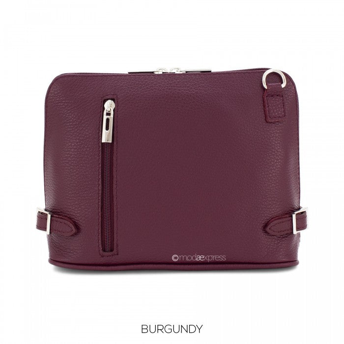 Tina Italian Leather Cross Body Bag - Choice of colours