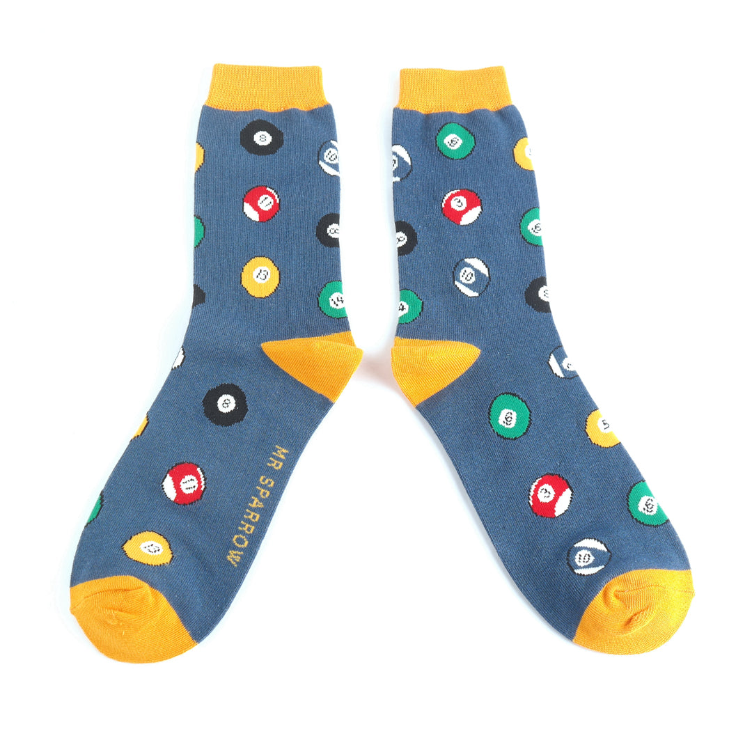 Mr Sparrow Bamboo Pool Socks - Navy